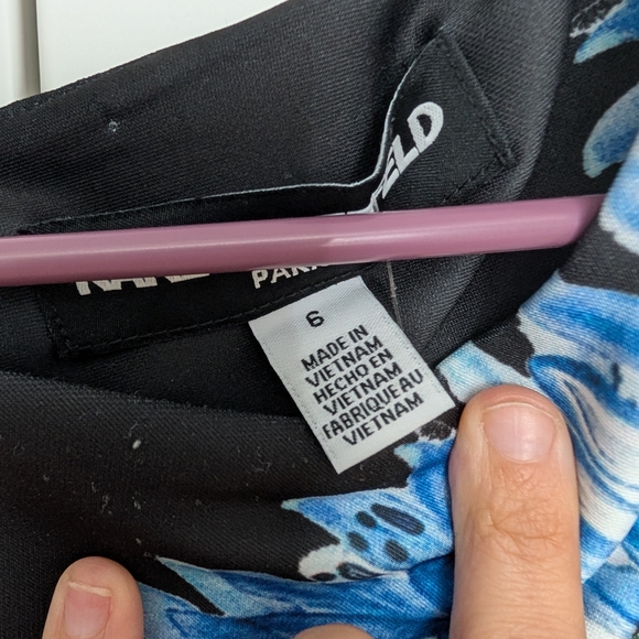 Floral Black Dress - Picture 7 of 8